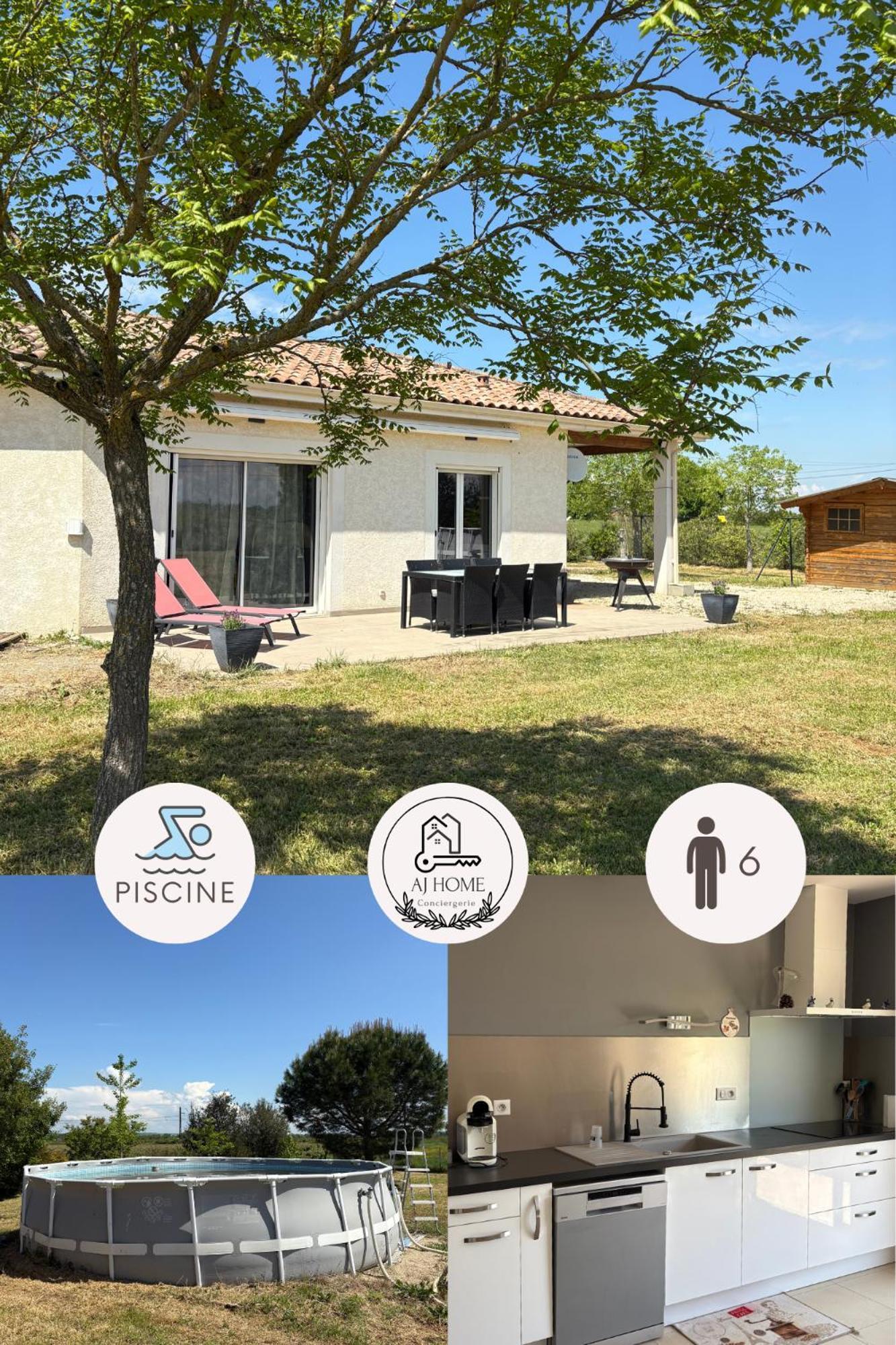 "La Bressolaise" Ideal Familles, Piscine, Calme Bressols エクステリア 写真